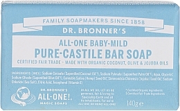 Baby Soap - Dr. Bronner’s Pure Castile Bar Soap Baby-Mild — photo N1