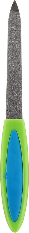 Sapphire Nail File 13.5cm, green-blue, 77104 - Top Choice — photo N1