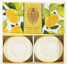 Fragrances, Perfumes, Cosmetics Soap Set - La Florentina Agrumi Di Boboli Citrus Natural Tuscan Soaps