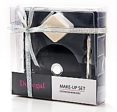 Fragrances, Perfumes, Cosmetics Makeup Set - Donegal Nova Make-Up Set (brush/1 + mirrror/1 + tweezers/1 + sponge/1)