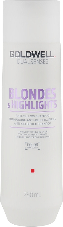 Anti-Yellow Blonde Hair Shampoo - Goldwell Dualsenses Blondes & Highlights Anti-Yellow Shampoo — photo N2