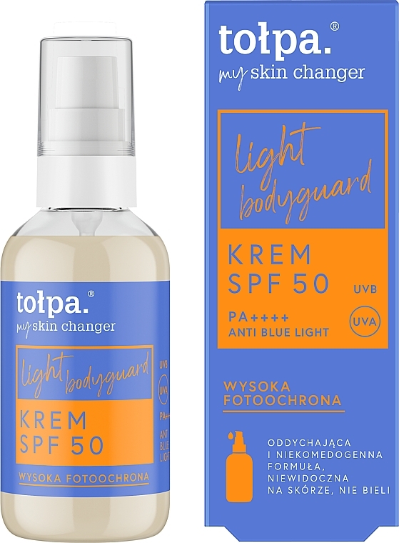 Sun Cream SPF50 - Tolpa My Skin Changer Light Bodyguard SPF 50 — photo N2