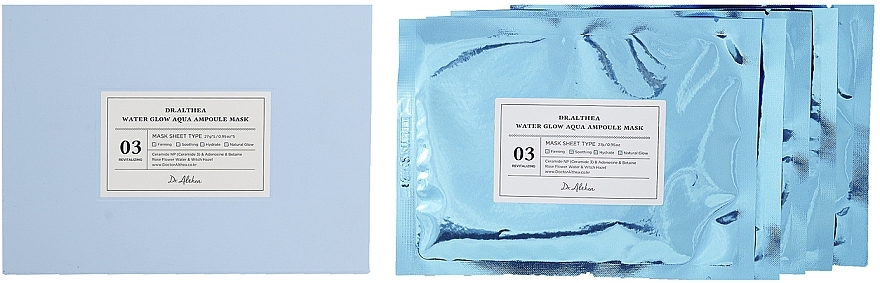 Sheet Mask - Dr. Althea Water Glow Aqua Ampoule Mask — photo N1