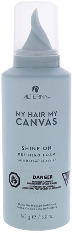 Shine & Smoothness Defining Hair Foam - Alterna My Hair My Canvas Shine On Defining Foam — photo N1