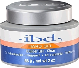 Builder Gel, transparent - IBD Hard Gel Builder Gel Clear — photo N3