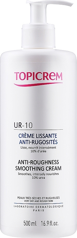 Anti-Roughness Smoothing Cream - Topicrem UR-10 Anti-Roughness Smoothing Cream — photo N1