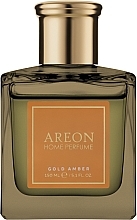 Premium Golden Amber Fragrance Diffuser, PSB07 - Areon Home Perfume Gold Amber Reed Diffuser — photo N1