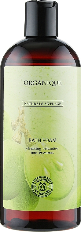 Anti-Aging Rice & Panthenol Bath Foam - Organique Naturals Anti-Age Bath Foam — photo N1