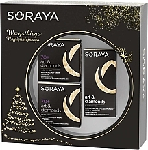 Fragrances, Perfumes, Cosmetics Set - Soraya Art&Diamonds 70+ (cr/face 50ml + cr/night 50 ml + eye/cr 15ml)