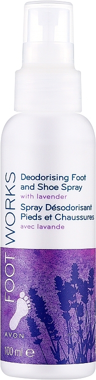 Lavender Foot & Shoe Spray - Avon Foot Works Deodorising Foot And Shoe Spray With Lavender — photo N1