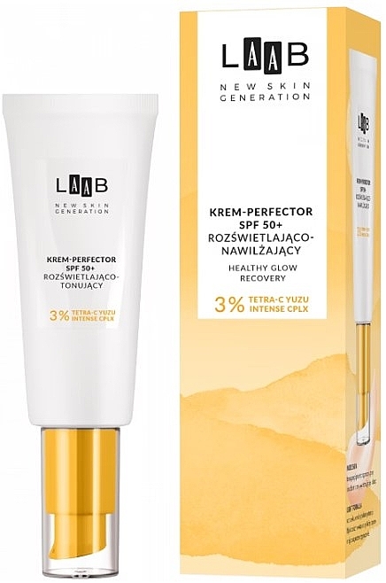 Moisturizing & Brightening Face Cream Perfector SPF 50+ - AA Cosmetics LAAB — photo N1