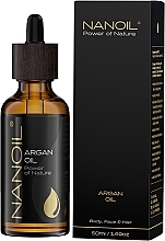 Argan Oil - Nanoil Body Face and Hair Argan Oil — photo N2