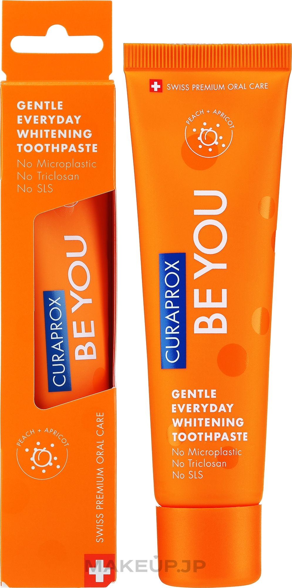 Peach & Apricot Toothpaste - Curaprox Be You Pure Happiness Toothpaste — photo 60 ml