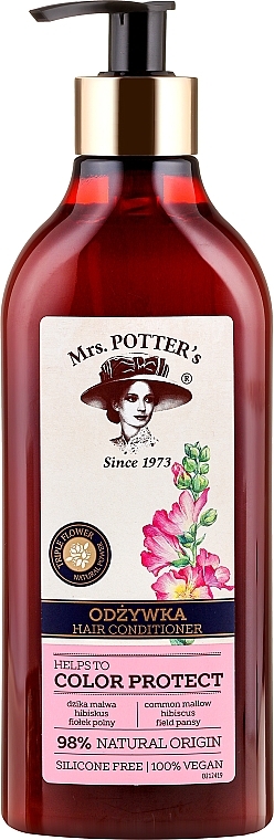 Color-Treated Hair Conditioner - Mrs. Potter's Triple Flower Helps To Color Protect Hair Conditioner — photo N1