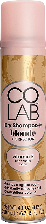 Dry Shampoo-Corrector for Blondes - Colab Dry Shampoo+Blonde Concealer — photo N1