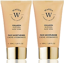 Fragrances, Perfumes, Cosmetics Set - Warda Skin Lifter Boost Collagen Moisturizer (face/cr/2x50ml)