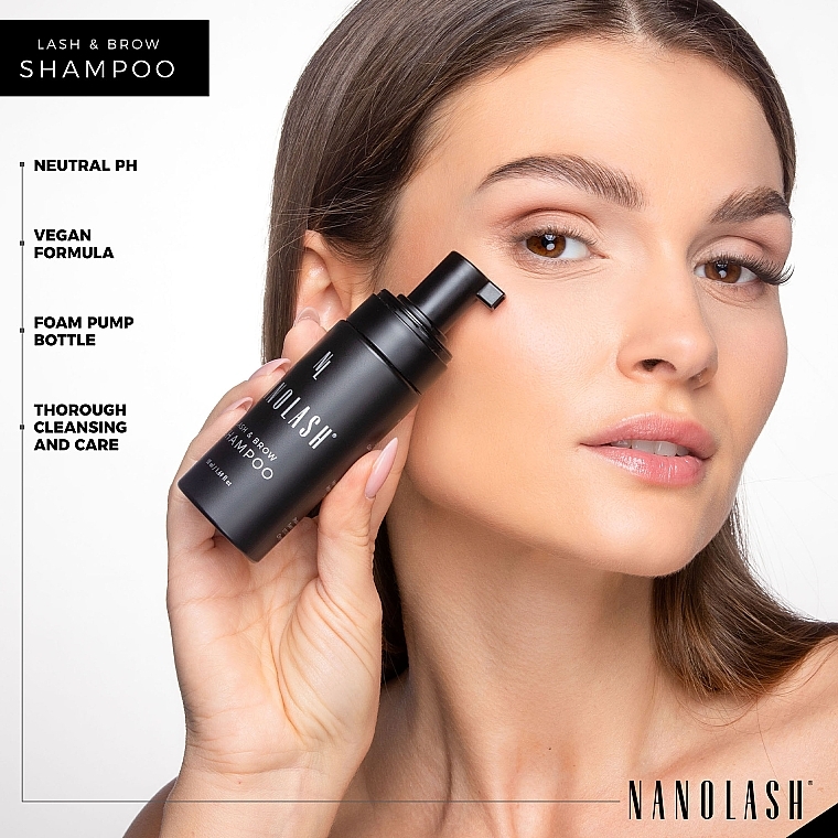 Lash & Brow Shampoo - Nanolash Lash & Brow Shampoo — photo N2