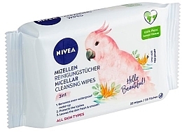 Fragrances, Perfumes, Cosmetics Biodegradable Micellar Makeup Remover Wipes - Nivea Biodegradable Micellar Cleansing Wipes 3 In 1 Hello Beautiful