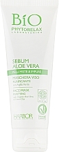 Face Mask - Phytorelax Laboratories Bio Phytorelax Sebum Aloe Vera Face Mask — photo N2