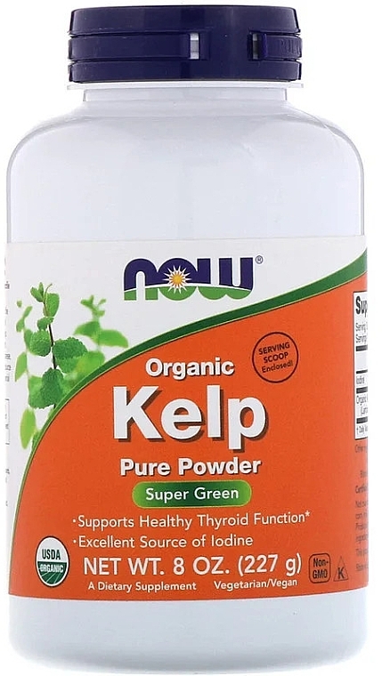 Organic Kelp, powder - Now Foods Kelp Pure Powder — photo N1