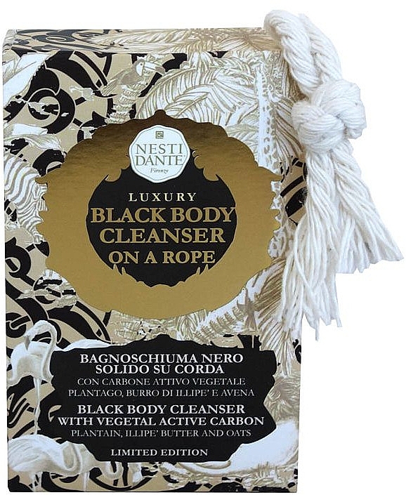 Blackbody Cleanser on a Rope - Nesti Dante Luxury Black Body Cleanser On A Roap — photo N1