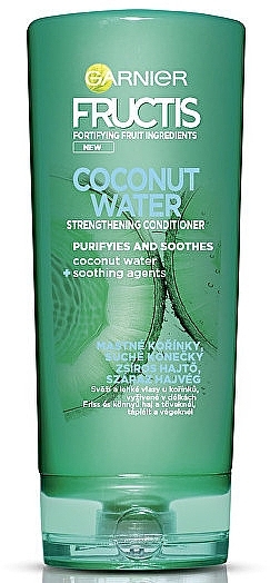Strengthening Hair Conditioner - Garnier Fructis Coconut Water Strengthening Conditioner — photo N1