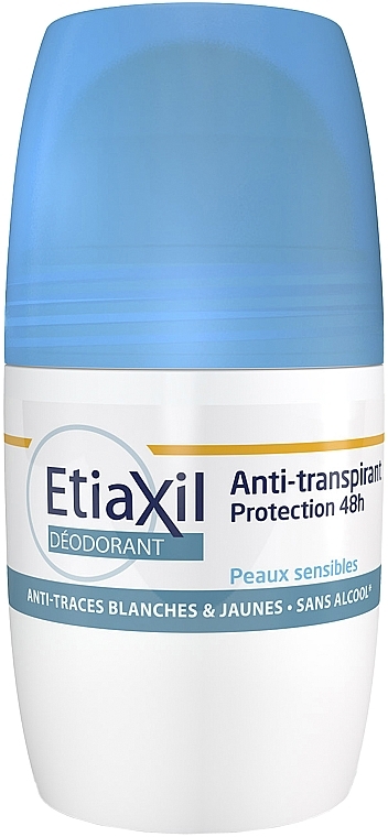 Roll-On Antiperspirant Deodorant "48 Hour Protection" - Etiaxil Anti-Perspirant Deodorant Protection 48H Roll-On — photo N1