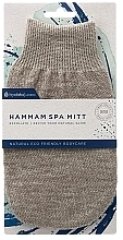 Linen Hamam Mitten - Hydrea London Hamam Linen Spa Mitt Medium Texture — photo N2