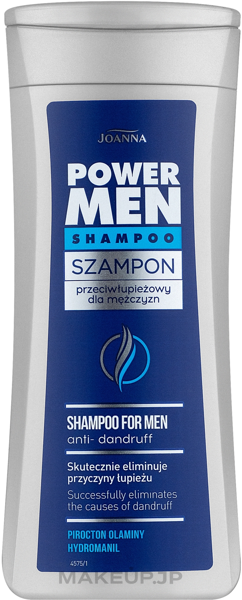 Anti-Dandruff Shampoo for Men - Joanna Power Hair Shampoo Anti-Dandruff — photo 200 ml