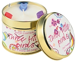 Fragrances, Perfumes, Cosmetics Tin Scented Candle - Bomb Cosmetics Three Little Birds Tin Candle