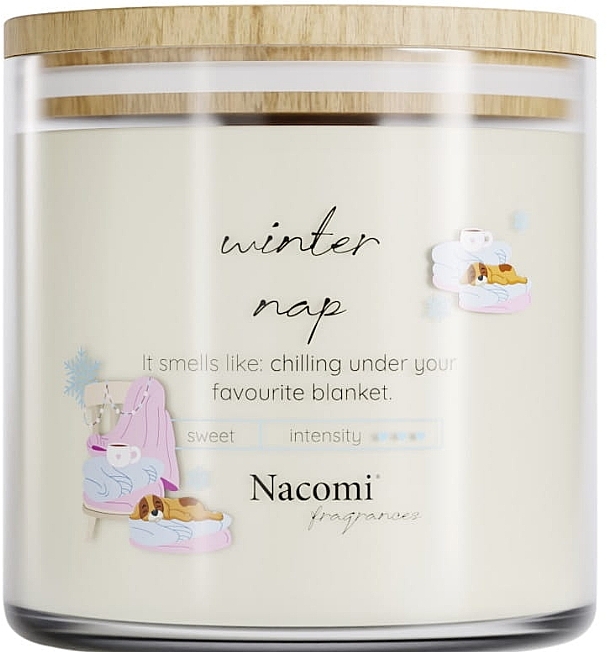 Scented Soy Candle 'Winter Nap' - Nacomi Fragrances — photo N1