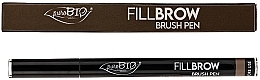 Eyebrow Pen - PuroBio Cosmetics Fillbrow Brush Pen — photo N1