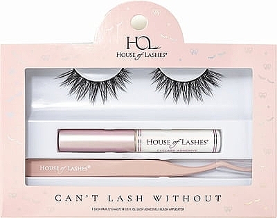 House of Lashes Can't Lash Without Kit - False Lashes Set with Glue — photo N2