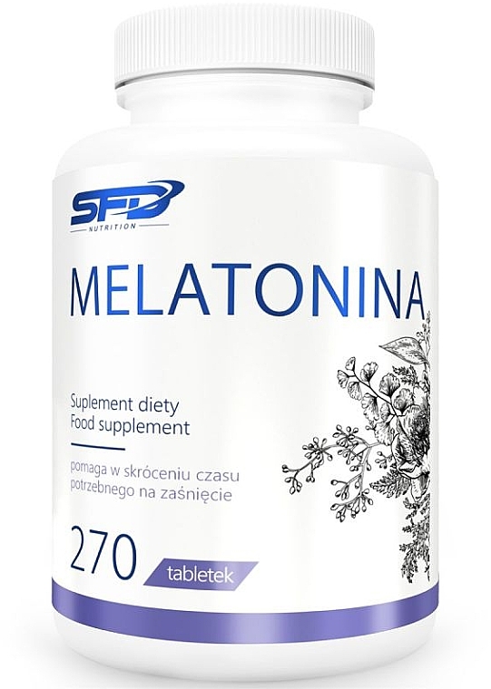 Melatonin Dietary Supplement - SFD Nutrition Melatonina — photo N1