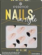 Adhesive False Nails - Essence Nails In Style Be In Line — photo N1