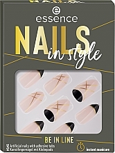 Fragrances, Perfumes, Cosmetics Adhesive False Nails - Essence Nails In Style Be In Line