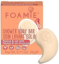 Body Wash Bar - Foamie Nourishing Shower Soap Oat To Be Smooth Travel Size — photo N3