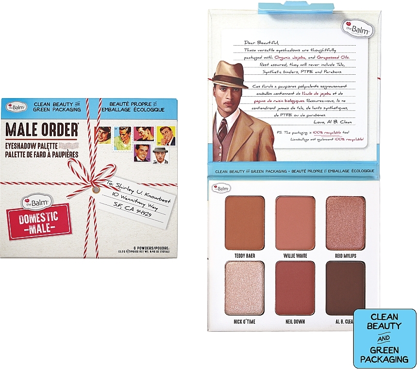 Eyeshadow Palette - theBalm Male Order Eyeshadow Palette — photo N1