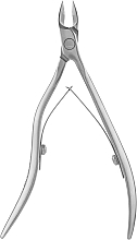 Fragrances, Perfumes, Cosmetics Professional Skin Nipper, NE-100-5, 5 mm - Staleks Pro Expert