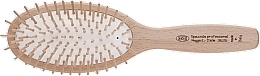 Fragrances, Perfumes, Cosmetics Large Oval Wooden Brush - 3ME Maestri Natura