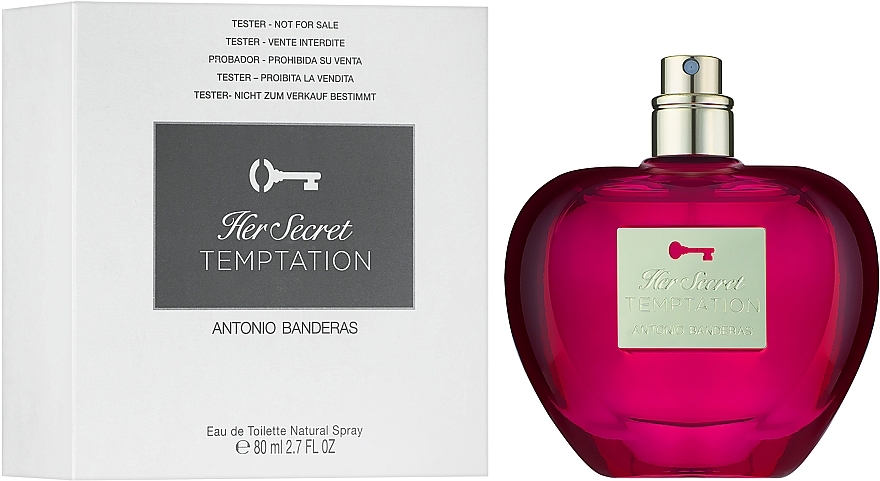 Antonio Banderas Her Secret Temptation - Eau de Toilette (tester without cap) — photo N7