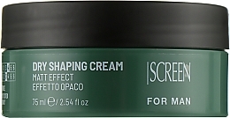 Fragrances, Perfumes, Cosmetics Matte Medium Hold Hair Styling Cream - Screen For Man Dry Shaping Cream