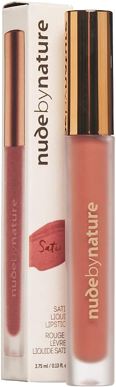 Liquid Lipstick - Nude by Nature Satin Liquid Lipstick — photo N2