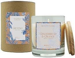 Gingerbread & Orange Scented Candle - Ambientair Gifting Scented Candle — photo N1