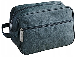 Men Toiletry Bag, gray - Inter-Vion — photo N1