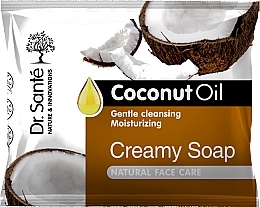 Fragrances, Perfumes, Cosmetics Cream-Soap with Coconut Oil - Dr.Sante Cream Soap