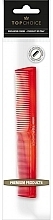 Fragrances, Perfumes, Cosmetics Comb "Rainbow", 60564, red - Top Choice Hair Comb