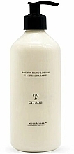 Fragrances, Perfumes, Cosmetics Fig & Citrus Body & Hand Lotion - Cereria Molla Fig & Citrus Body & Hand Lotion