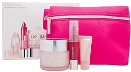 Fragrances, Perfumes, Cosmetics Set - Clinique Moisture Favourites Set (cr/50ml + ser/5ml + lipstisk/1.2g + bag)