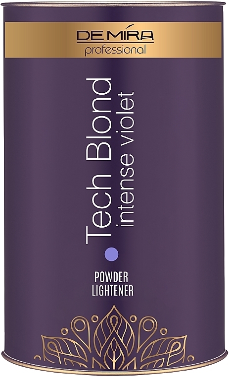 Bleaching Powder - DeMira Professional Tech Blond Intense Violet Powder — photo N1